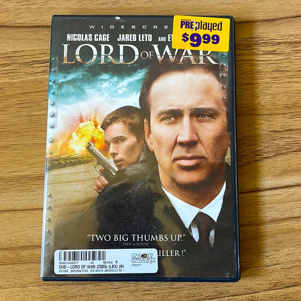 📀3/$20📀 Lord of War DVD